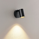 Deko-Light Leseleuchte CAN TILT ROUND, IP20, GU10,  runde Basis mit Schalter, kardanisch, schwarz