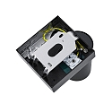 Deko-Light reading lamp CAN TILT SQUARE square, with switch, cardanic swivelling GU10 IP20, black 