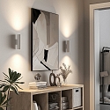 Wand-Aufbaustrahler CAN UP & DOWN, IP20, 2-flammig, H�he 23cm, 2x GU10, starr, wei�