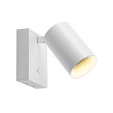 Leseleuchte CAN TILT SQUARE BASE MIX�N MATCH 1/3, IP20, eckige Basis mit Schalter, GU10, ohne Schirm, wei�