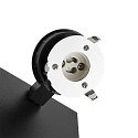 Deko-Light Leseleuchte CAN TILT SQUARE BASE MIX�N MATCH 1/3, IP20, eckige Basis mit Schalter, GU10, ohne Schirm, schwarz