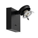 Deko-Light Leseleuchte CAN TILT SQUARE BASE MIX�N MATCH 1/3, IP20, eckige Basis mit Schalter, GU10, ohne Schirm, schwarz