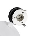 reading lamp CAN TILT ROUND BASE MIX'N MATCH 1/3 round, with switch, without shade, cardanic swivelling GU10 IP20, white 