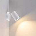 reading lamp CAN TILT ROUND BASE MIX'N MATCH 1/3 round, with switch, without shade, cardanic swivelling GU10 IP20, white 