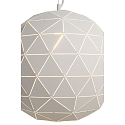 Deko-Light Pendant luminaire ASTEROPE RUND 400, E27, matt white