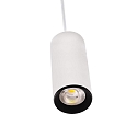 Deko-Light pendant luminaire LUCEA 10 IP20, transparent, traffic white dimmable