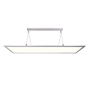 Deko-Light LED Pendelleuchte LED PANEL, eckig, 50W, 3000/4000K, 6100lm, IP40, dimmbar, aluminium