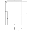 Deko-Light LED Stehleuchte OFFICE THREE STANDARD MOTION, IK06, Up/Down, 80W 4000K 10100lm, CRi 95, UGR 6, Sensoren + Touch-Dimmer, silber