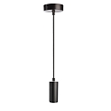 LED Pendelleuchte LUCEA DIM, 6W 2700K 800lm 36�, CRi >90,  inkl. Ring (schwarz), dimmbar, tiefschwarz