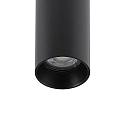 Deko-Light Spot-Spot-Pendelleuchte CAN 150, IP20, Kopf 15cm / Textil-Kabel max. 170cm, GU10, starr, schwarz