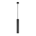 Deko-Light Spot-Spot-Pendelleuchte CAN 350, IP20, Kopf 35cm / Textil-Kabel max. 170cm, GU10, starr, schwarz