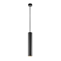 Deko-Light Spot-Spot-Pendelleuchte CAN 350, IP20, Kopf 35cm / Textil-Kabel max. 170cm, GU10, starr, schwarz