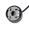 Deko-Light Spot-Spot-Pendelleuchte CAN 350, IP20, Kopf 35cm / Textil-Kabel max. 170cm, GU10, starr, schwarz