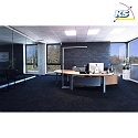 Deko-Light Deko-Light LED Büro-Stehleuchte OFFICE THREE MOTION, 80W 4000K 9600lm 50°, mit Bewegungs- und Helligkeitssensor, Silber