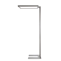 floor lamp OFFICE ONE up / down, for VDU workstation, with touch dimmer IP20, white aluminum dimmable