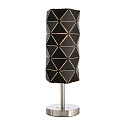 Table lamp ASTEROPE LINEAR, E27, matt black