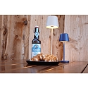 Deko-Light Outdoor LED Akku-Tischleuchte CANIS MINI, 2,3W, 2200/3000K, 110lm, IP65, 3,7V, mit Touch-Dimmer, blau