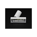  KapegoLED ceiling luminaire Klara I, voltage constant, 220-240V AC / 50-60Hz, 9.2W, warm white, aluminum, matt white