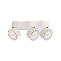 LED Deckenstrahler UNI II TRIPLE TILT, IP20, 3-flammig, kardanisch, dimmbar, 30W 3000K 2150lm 36�, wei�