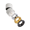 Deko-Light LED Deckenstrahler UNI II MINI TILT 8W, IP20, CRi >90, kardanisch, dimmbar, 8W 3000K 600lm 36�, wei�