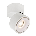 LED Deckenstrahler UNI II TILT, IP20, CRi >90, kardanisch, dimmbar, 12W 3000K 670lm 36�, wei�