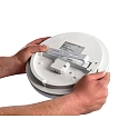 Deko-Light Outdoor LED Deckenleuchte ALTAIS MOTION, IP54, IK10, CCT, mit Sensor + FB, wei�, � 33cm, 25W 3000/4000/6000K 2715lm 120�