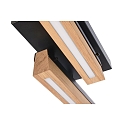 Deko-Light ceiling luminaire MADERA wooden lamp IP20, brown, black