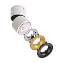 Deko-Light LED Deckenstrahler UNI II MINI TILT 11.3W, IP20, CRi >90, kardanisch, dimmbar, 11.3W 2700K 730lm 36�, wei�