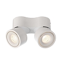 Deko-Light LED Deckenstrahler UNI II MINI DOUBLE TILT 21W, IP20, 2-flammig, CRi >90, kardanisch, dimmbar, 21W 2700K 1400lm 36�, wei�