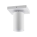 ceiling luminaire CAN TILT SQUARE 11CM 1 flame, square, cardanic swivelling GU10 IP20, white