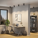 Deko-Light Deckenstrahler CAN TILT SQUARE, IP20, 1-flammig, eckige Basis, L�nge 11cm, GU10, verstellbarer Kopf, schwarz