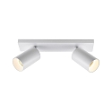 ceiling luminaire CAN TILT SQUARE 30.5CM 2 flames, square, cardanic swivelling GU10 IP20, white