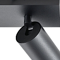 Deko-Light Deckenstrahler CAN TILT SQUARE, IP20, 2-flammig, eckige Basis, L�nge 30.5cm, 2x GU10, verstellbar, schwarz