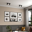 Deko-Light Deckenstrahler CAN TILT SQUARE, IP20, 2-flammig, eckige Basis, L�nge 30.5cm, 2x GU10, verstellbar, schwarz