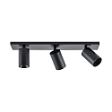 Deko-Light Deckenstrahler CAN TILT SQUARE, IP20, 3-flammig, eckige Basis, L�nge 48cm, 3x GU10, verstellbar, schwarz