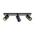 Deko-Light Deckenstrahler CAN TILT SQUARE, IP20, 3-flammig, eckige Basis, L�nge 48cm, 3x GU10, verstellbar, schwarz