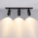 Deko-Light Deckenstrahler CAN TILT SQUARE, IP20, 3-flammig, eckige Basis, L�nge 48cm, 3x GU10, verstellbar, schwarz