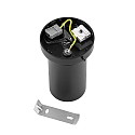Deko-Light Deckenstrahler CAN TILT ROUND, IP20, 1-flammig, runde Basis, � 8cm, GU10, verstellbarer Kopf, schwarz