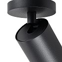 Deko-Light Deckenstrahler CAN TILT ROUND, IP20, 1-flammig, runde Basis, � 8cm, GU10, verstellbarer Kopf, schwarz