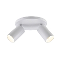 Deko-Light ceiling luminaire CAN TILT ROUND � 20CM 2 flames, round, cardanic swivelling GU10 IP20, white