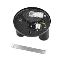 Deko-Light Deckenstrahler CAN TILT ROUND, IP20, 2-flammig, runde Basis, � 20cm, 2x GU10, verstellbar, schwarz