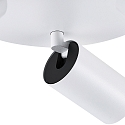 Deckenstrahler CAN TILT ROUND, IP20, 3-flammig, runde Basis, � 25cm, 3x GU10, verstellbar, wei�