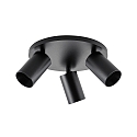 Deko-Light ceiling luminaire CAN TILT ROUND � 25CM 3 flames, round, cardanic swivelling GU10 IP20, black