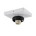 Deko-Light ceiling luminaire CAN TILT SQUARE BASE 11CM MIX'N MATCH 1/3 1 flame, square, without shade, cardanic swivelling GU10 IP20, white
