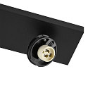 Deko-Light Deckenaufbau-Strahler  CAN TILT SQUARE BASE MIX'N MATCH 1/3, IP20, eckig, 30.5cm, 2-flammig, 2x GU10, ohne Schirm, schwarz