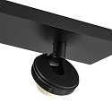 Deko-Light Deckenaufbau-Strahler  CAN TILT SQUARE BASE MIX'N MATCH 1/3, IP20, eckig, 30.5cm, 2-flammig, 2x GU10, ohne Schirm, schwarz