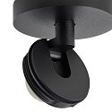 Deko-Light Deckenaufbau-Strahler  CAN TILT ROUND BASE MIX'N MATCH 1/3, IP20, rund, � 8cm, 1-flammig, GU10, ohne Schirm, schwarz