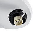Deko-Light ceiling luminaire CAN TILT ROUND BASE � 25CM MIX�N MATCH 3 flames, round, without shade, cardanic swivelling GU10 IP20, white