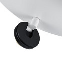 Deko-Light ceiling luminaire CAN TILT ROUND BASE � 25CM MIX�N MATCH 3 flames, round, without shade, cardanic swivelling GU10 IP20, white