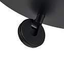 Deko-Light ceiling luminaire CAN TILT ROUND BASE � 25CM MIX�N MATCH 3 flames, round, without shade, cardanic swivelling GU10 IP20, black